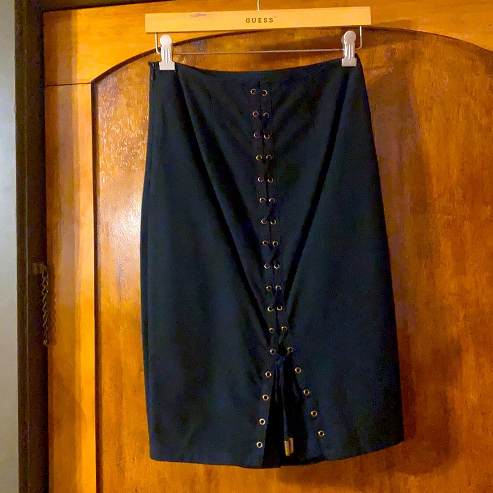 Vintage Victoria's Secret Pencil Skirt Lace up Size 0 New never used.